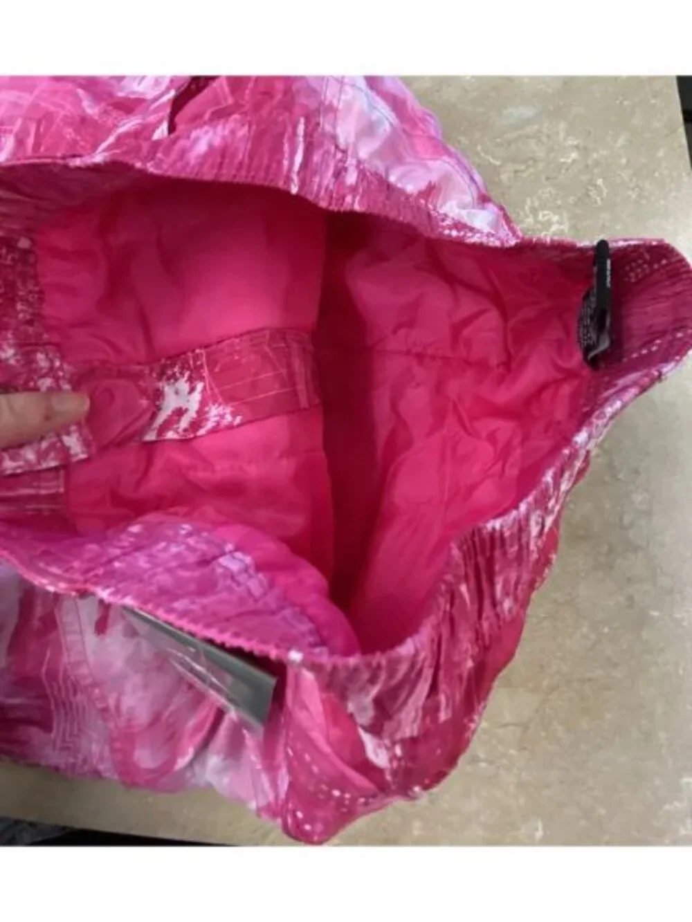 Mountain Expedition Snow Pants Girls Size 11 / 12 Abstract Camo Pink Color NWT